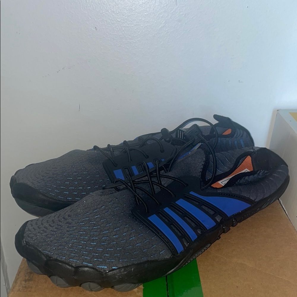 Amazon Black and Blue water Shoes size 44